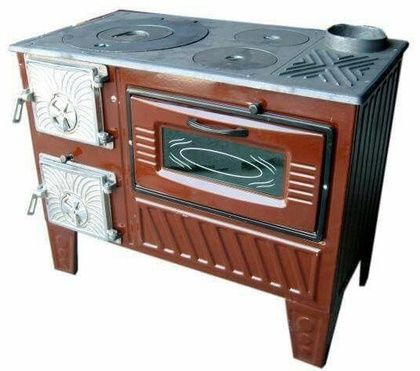 Отопительно-варочная печь МастерПечь ПВ-03 с духовым шкафом, 7.5 кВт в Клине