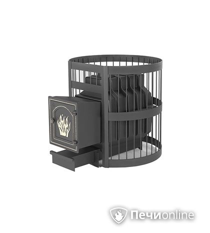 Дровяная печь-каменка Везувий Легенда Ретро Стандарт" 24 (ДТ-4) в Клине