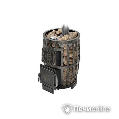 Дровяная печь-каменка Везувий Легенда Русский пар Ковка 24 (271) б/в в Клине