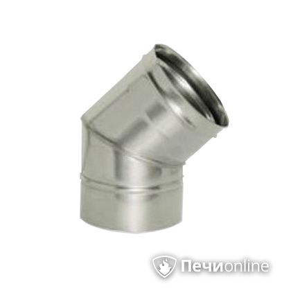 Дымоход Дымок Колено 45° одностенный 0.8 мм ОТНR_45 150 в Клине