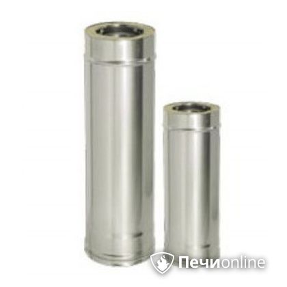 Дымоход Дымок Труба L = 500 мм с изоляцией 0,8 мм. ТFR500 150/230 в Клине