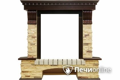 Портал для электрокамина Royal Flame Pierre Luxe угловой сланец под классический очаг в Клине