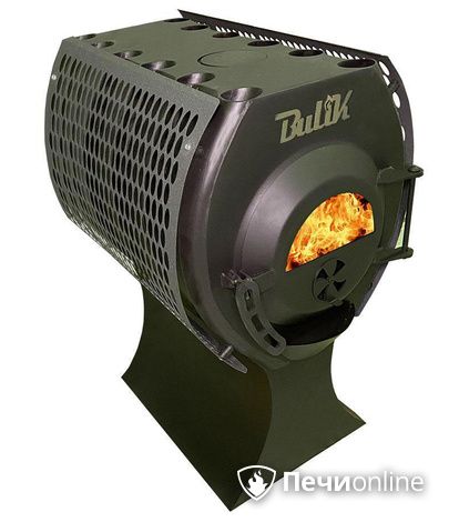 Отопительно-варочные печи Березка BulyK 280 Плюс со стеклом и экранами боковыми в Клине