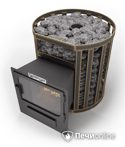 Дровяные печи-каменки Сабантуй Булава Чугун 16 панорама в Клине