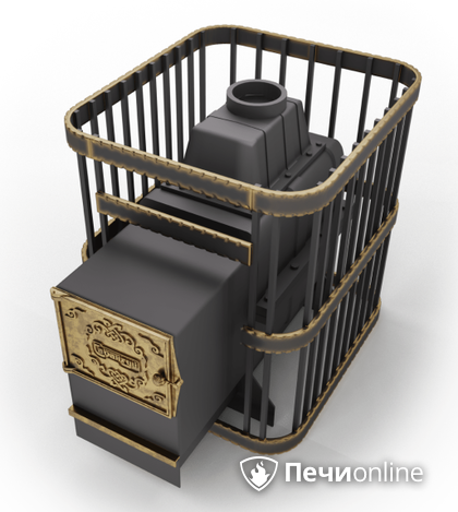 Дровяные печи-каменки Сабантуй Квадро Чугун 24 в Клине