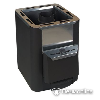 Дровяная банная печь Конвектика Колибри 9У антрацит в Клине