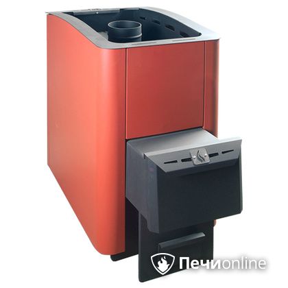 Дровяная банная печь Конвектика 12 терракота в Клине