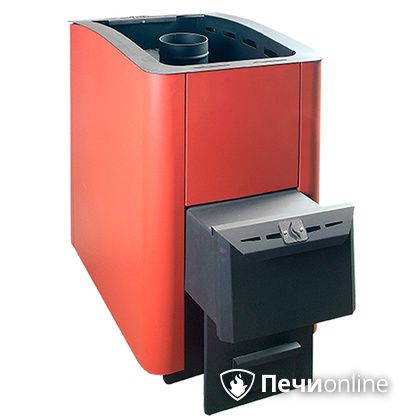 Дровяная банная печь Конвектика 26 терракота в Клине