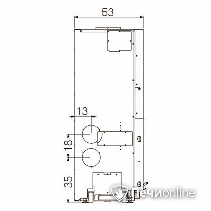 Каминная топка Edilkamin WINDO 120 nero в Клине