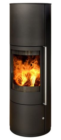 Печь-камин ABX Trollvik, черная сталь в Клине