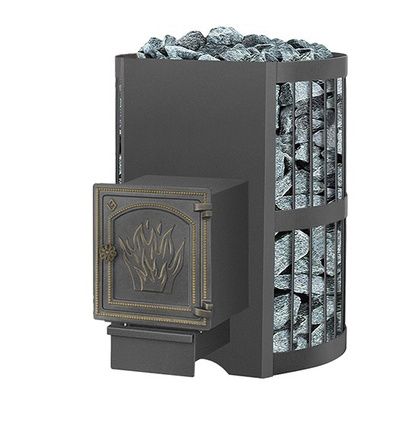 Дровяная банная печь Везувий Скиф Стандарт 22 ДТ-4 в Клине