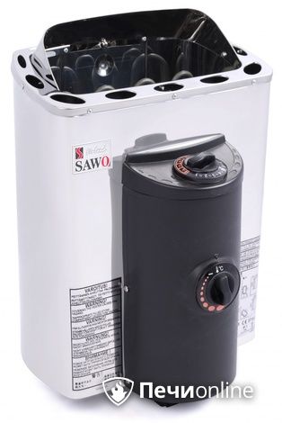 Электрокаменка для сауны Sawo Mini X MX-30NB-Z с пультом управления в Клине