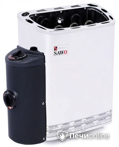 Электрокаменка для сауны Sawo Mini MN-30NB-Z со встроенным пультом управления в Клине