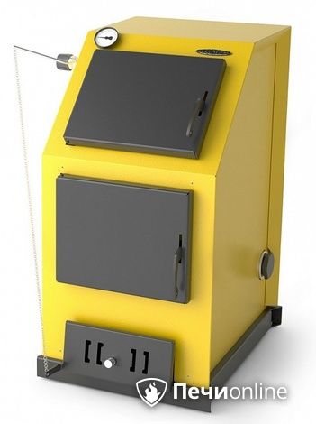 Твердотопливный котел TMF Оптимус Автоматик 25кВт АРТ под ТЭН желтый в Клине