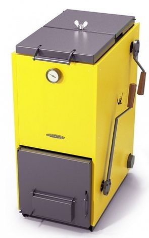 Твердотопливный котел TMF Цельсий Лайт 16кВт под АРТ и ТЭН желтый в Клине