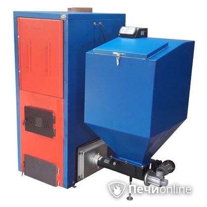 Пеллетный котел Старт 100-GR (правый бункер) в Клине