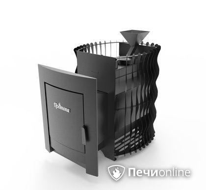Дровяная банная печь Протопи Вулкан 18 Подкова в Клине