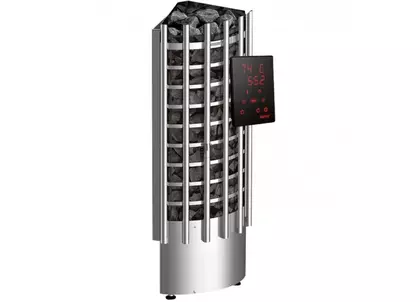 Электрокаменка для сауны Harvia Glow Corner TRC70XE c цифровой панелью управления в Клине