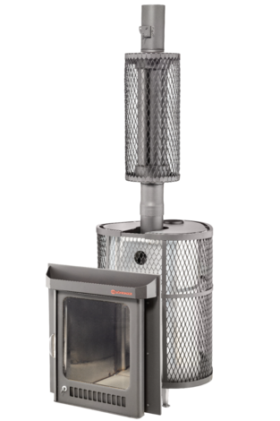 Дровяная банная печь Ферингер  Оптима ПФ (Сетка) в Клине