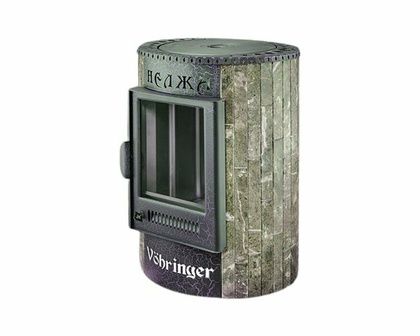 Отопительно-варочная печь Ферингер  Нелжа ПФ (Жадеит наборный) в Клине