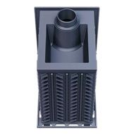 Дровяная банная печь Гефест ЗК-45 дверца без стекла