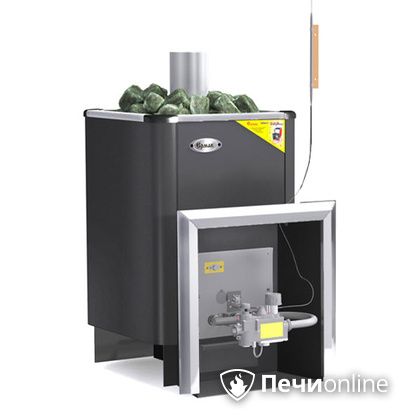 Газо-дровяная банная печь Ермак Уралочка 20 без газовой горелки в Клине