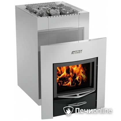 Дровяная банная печь Harvia 22 Duo Steel (Wk220) в Клине
