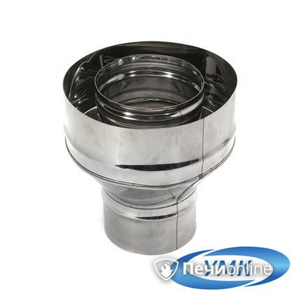 Дымоход УМК Старт-сэндвич холодный D=120х200 Н+Н 1,0мм 0,5мм по воде в Клине