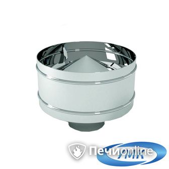 Дымоход УМК Оголовок с дефлектором D150х210 Н+Оц 0.5мм 0.5мм по воде в Клине