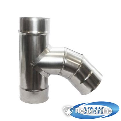 Дымоход УМК Тройник 135° D180 1.0мм нержавейка в Клине