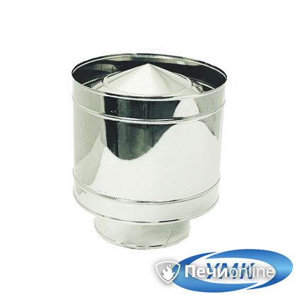 Дымоход УМК Зонт с дефлектором D150 0.5 мм нержавейка в Клине