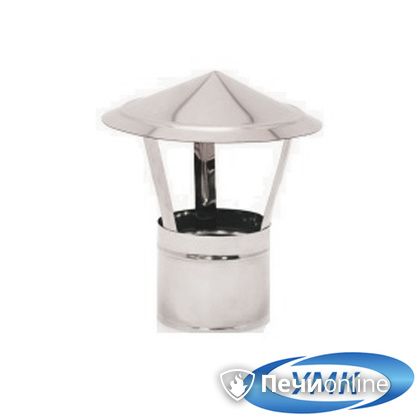 Дымоход УМК Зонт D120 0.5 мм. нержавейка в Клине