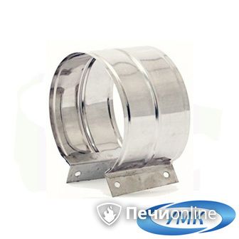  УМК Хомут обжимной D120 0.5 мм оцинковка в Клине