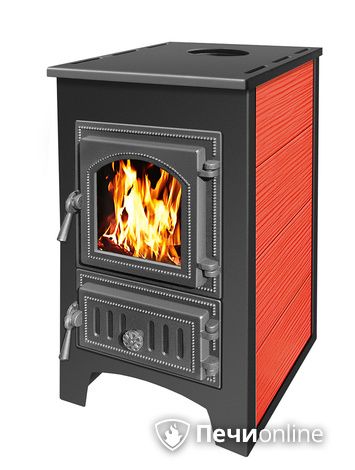 Печь-камин Везувий ПК-01 (270) красный в Клине