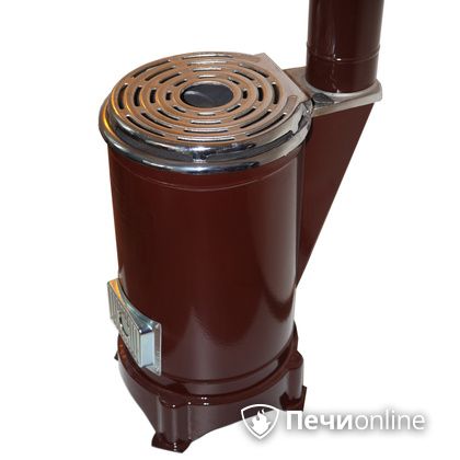 Печь-буржуйка МастерПечь эмалированная с чугунной варочной поверхностью в Клине