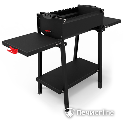 Мангал Grillver Крафтикс Блэк на подставке в Клине