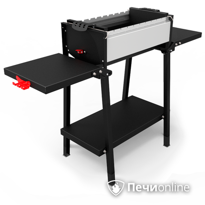 Мангал Grillver Крафтикс Сильвер на подставке в Клине