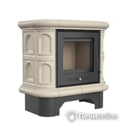 Печь-камин Kratki WK 440 кафельная крем черный в Клине