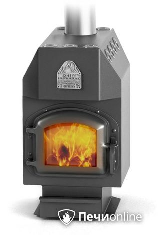 Печь буржуйка TMF Студент с чугунной дверцей угольный "Профессор Бутаков" в Клине