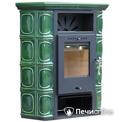 Печь-камин Thorma Borgholm Keramik TOP (черн./TOP оливк.-зел.)  в Клине