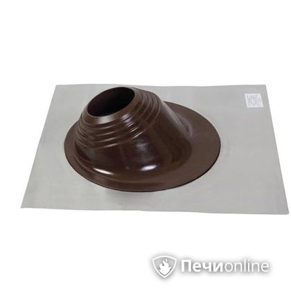 Проходник через кровлю Мастер Флеш Кровельный проходник №2-RES диаметр 203-280 мм. Коричневый в Клине